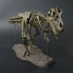 Detailed T-Rex dinosaur skeleton model showcasing realistic bones and structure, perfect for educational displays and science decor.