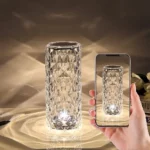 Decorative geometric glass vase with intricate faceted design, perfect for floral arrangements or as a stylish accent piece in modern interiors.