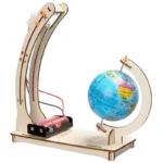 Educational Earth Globe with Seismograph Model for Science Learning.