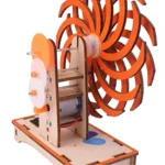Educational solar wind turbine model for science learning and classroom experiments.