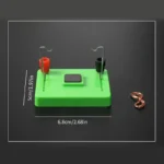 Educational magnetic electromagnet science kit with metal wire, copper coil, and iron core for experiments and learning.