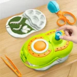 Interactive bug-themed science toy for children.