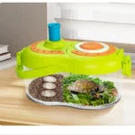 Educational turtle habitat science toy featuring water and land sections with a turtle figure, ideal for kids to learn about reptiles and ecosystems through interactive play.