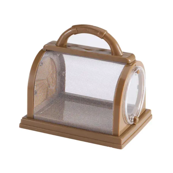 Portable insect catcher with mesh screen and handle, ideal for catching bugs safely and humanely. Perfect for educational science experiments and outdoor exploration.