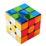 Colorful 3x3 Rubik's Cube puzzle toy for brain training and entertainment. Perfect for science and educational toy enthusiasts.
