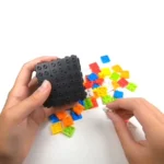 Colorful interlocking building blocks for educational and creative play.