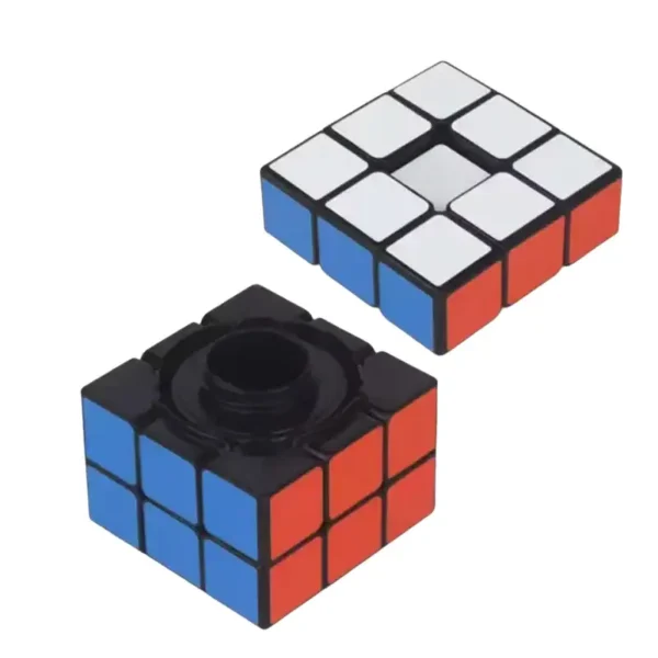 Brightly colored 3x3 Rubik's Cube puzzle toy for brain teasers and educational fun, perfect for science and math enthusiasts.