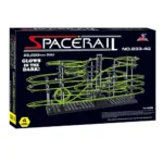 Glow-in-the-dark SpaceRail science kit with 22,000mm of rail for STEM learning and creative building. Perfect for educational play, inspiring curiosity in physics and engineering.