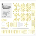 Wind Turbine Model Kit for Educational Science Projects - DIY Renewable Energy Science Toy.