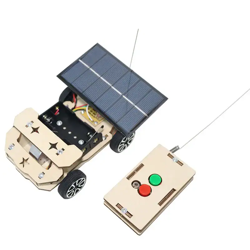 Solar Robot Kit with Remote Control Solar robot kit with remote control, featuring solar panel, motor, and remote for educational STEM activities. Perfect for teaching renewable energy and robotics to students.