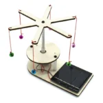 Educational magnetic pendulum model with colorful balls, demonstrating physics principles for science learning and experiments.