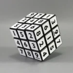 Educational 3D Number Puzzle Cube for Kids and Adults.