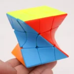 Colorful magnetic twist puzzle cube with interlocking pieces for brain-teasing fun and educational play. Perfect for science and educational toy enthusiasts.