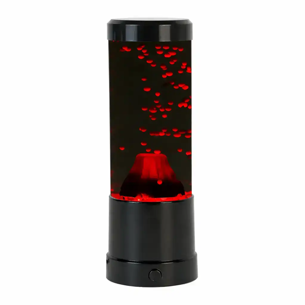 Lampe à Poser Volcan Originale Lampe à poser inspirée d'un volcan en éruption avec effets lumineux rouges, idéale pour une décoration originale et moderne.
