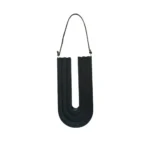 U-shaped magnetic sculpture for educational and decorative purposes, ideal for science-themed decor and classroom displays.