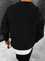 Polaire noire unisexe, idéale pour la décoration ou comme vêtement de sport, avec un design simple et moderne. Parfaite pour un look décontracté ou pour ajouter une touche scientifique à votre style.