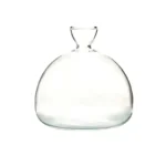 Clear glass decanter with a wide base and narrow neck, ideal for scientific experiments, laboratory use, or as a decorative piece in science-themed decor.