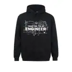 Engineer's hoodie featuring scientific and engineering graphics with the phrase "Trust me, I'm an engineer" in bold text. Perfect for science enthusiasts and engineering professionals.