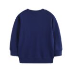 Comfortable navy blue kids' sweatshirt made from soft fabric, perfect for casual wear and science-themed educational activities.