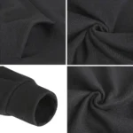 High-quality black fabric suitable for science-themed decor and educational toy projects, featuring smooth texture and durable material.