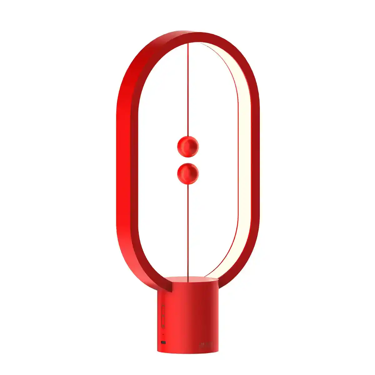 Lava Lamp with Red Base and Bubbles Modern lava lamp with a red base and transparent glass tube filled with red bubbles, creating a mesmerizing visual effect. Perfect for science decor and educational spaces.